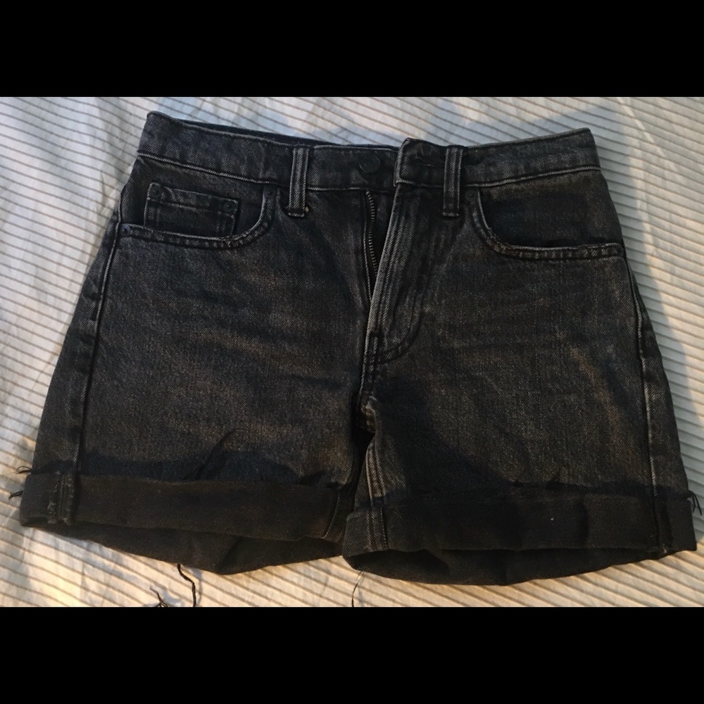 Everlane, The Denim Short, Washed Black, Size 23
